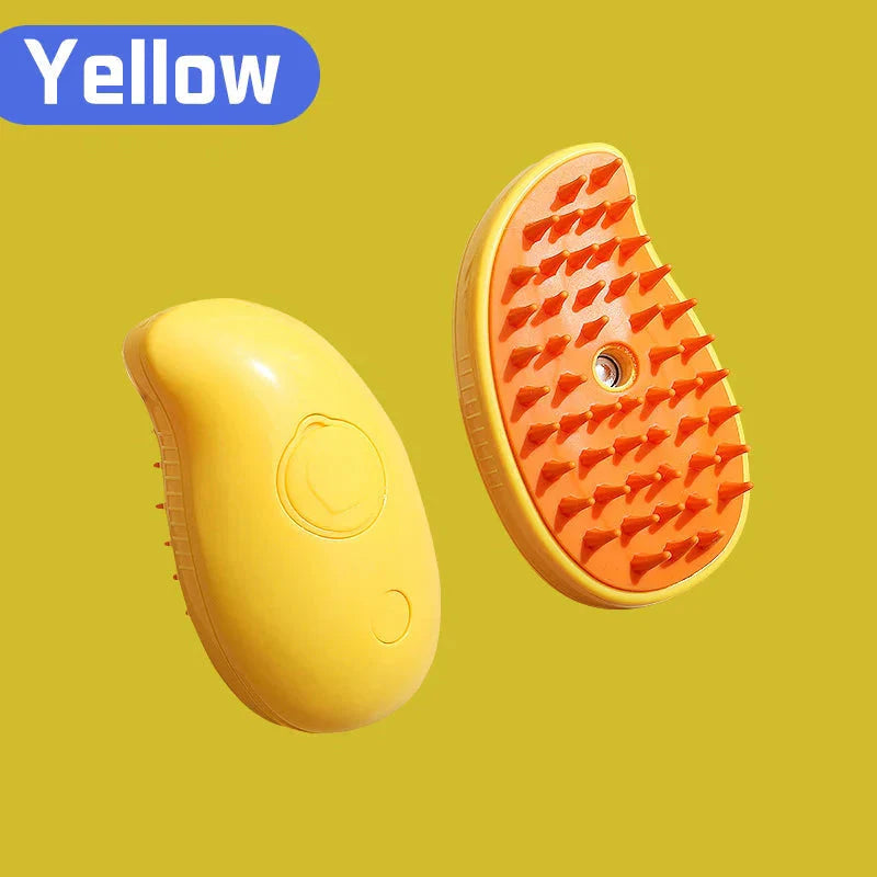 Electric Cat Steam Brush โ 3-In-1 Pet Grooming Comb with Water Spray for Cats and Dogs, USB Rechargeable